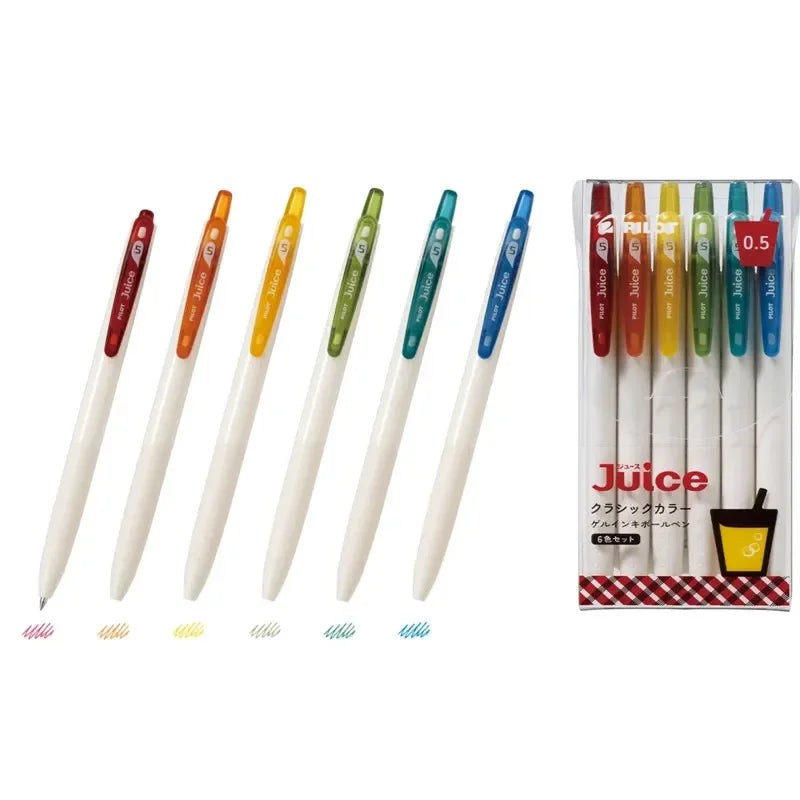 PILOT Juice Milky Pastel Limited Gel Pens,Multi-Colors 0.5mm Smooth Glide&Ergonomic Comfort For Drawing,Planner Japanese Quality