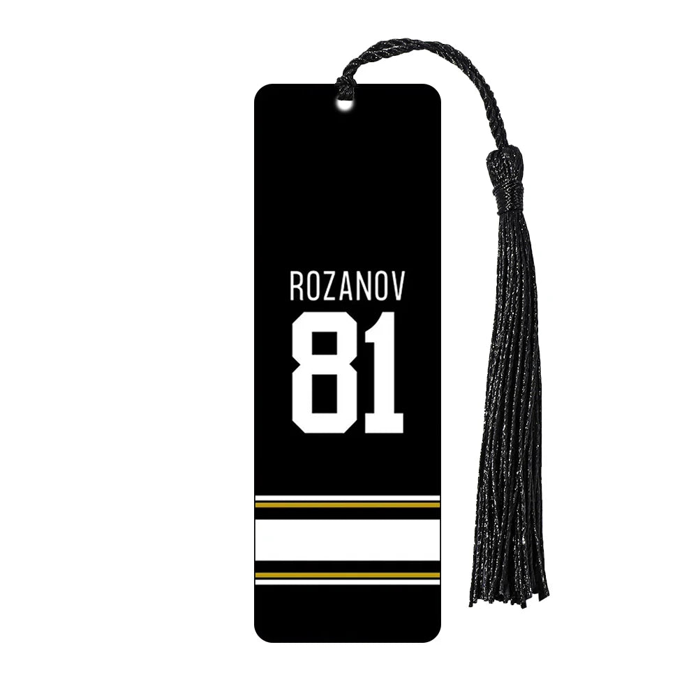 Hockey Romance Bookmark Set – Jersey Number Page Markers (Set of 1/4/5)