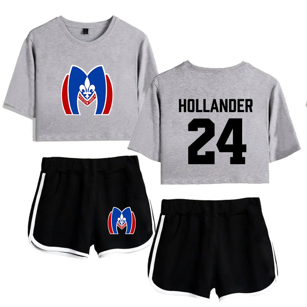 Main Character Summer Set – Fitted Crop Top & Shorts