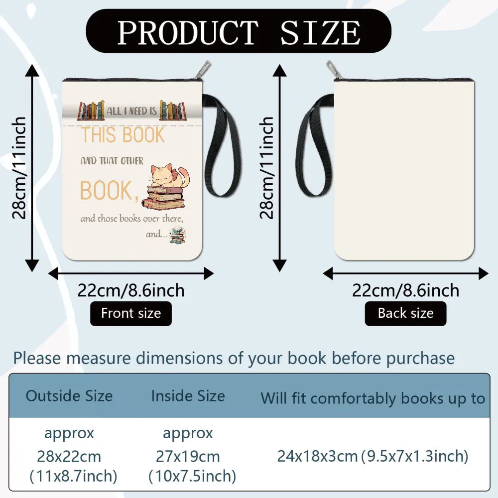 1 pc Sun Moon Star Book Sleeve with Zipper Galaxy Boho Book Protector Pouch for Paperback Black Space Waterproof Fabric - élise & madelyn