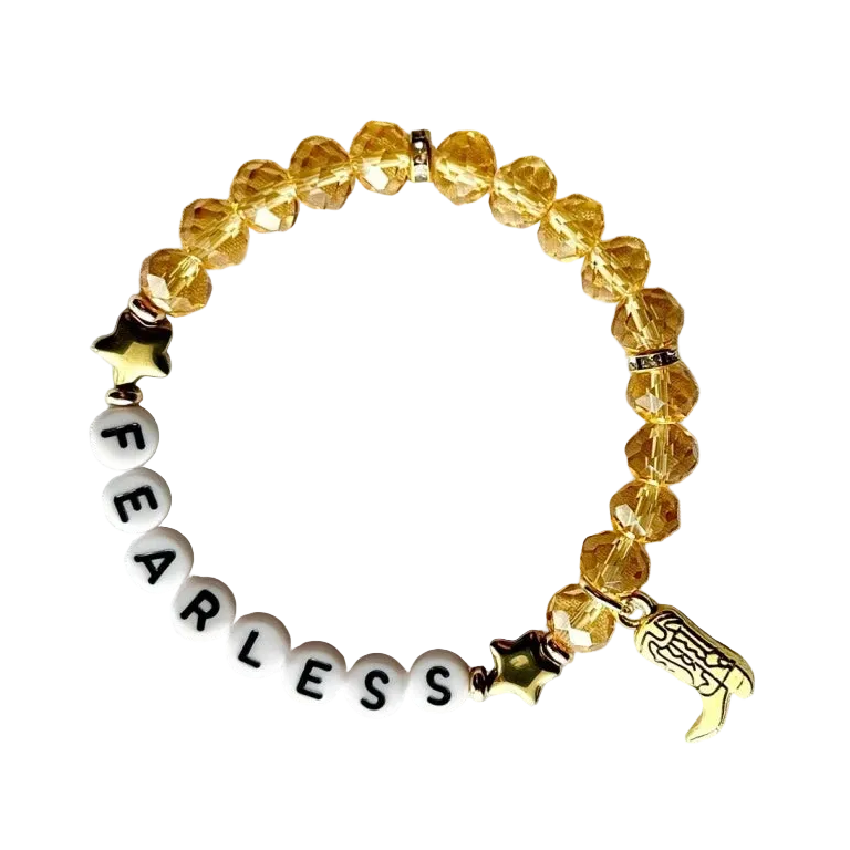 Fearless Friendship Bracelet Fearless Inspired Cowboy Boot Charm Bracelet Taylor Jewelry Taylor Merch Taylor Gift Ideas - élise & madelyn