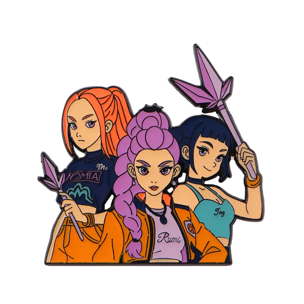 Anime Music Girl Enamel Pin