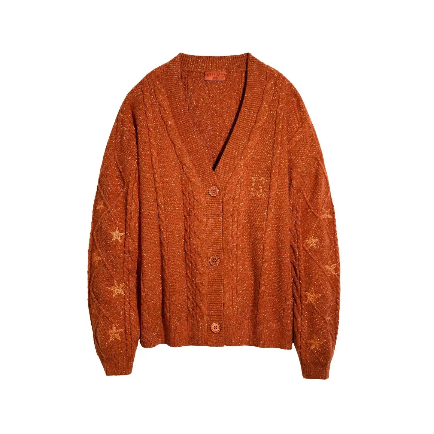 T.S. TLOAS Star Cardigan – Cozy Embroidered Knit (Dupe Inspired) - élise & madelyn