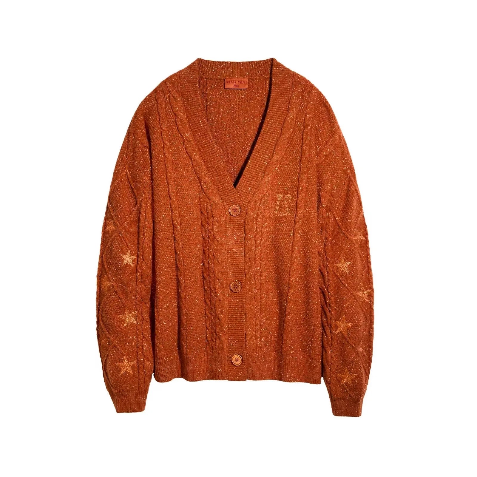 T.S. TLOAS Star Cardigan – Cozy Embroidered Knit (Dupe Inspired) - élise & madelyn