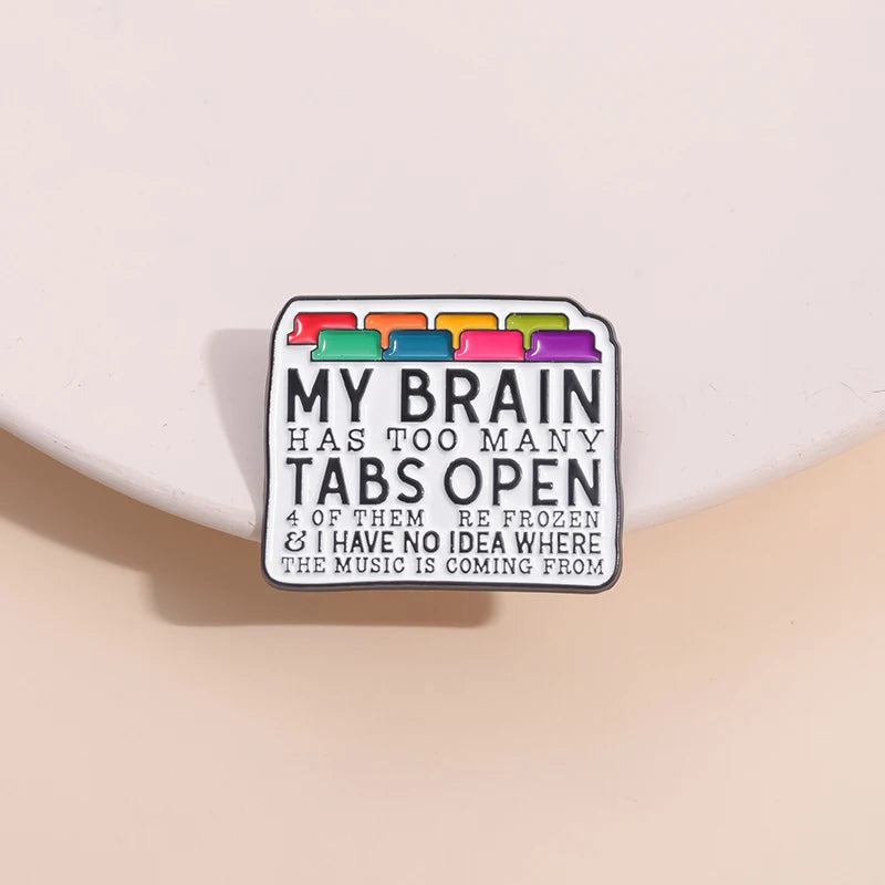 Semicolon Your Story Isn't Over Enamel Pin Motivational Quotes Black Heart Metal Brooch Lapel Badge Jewelry Gift For Friends