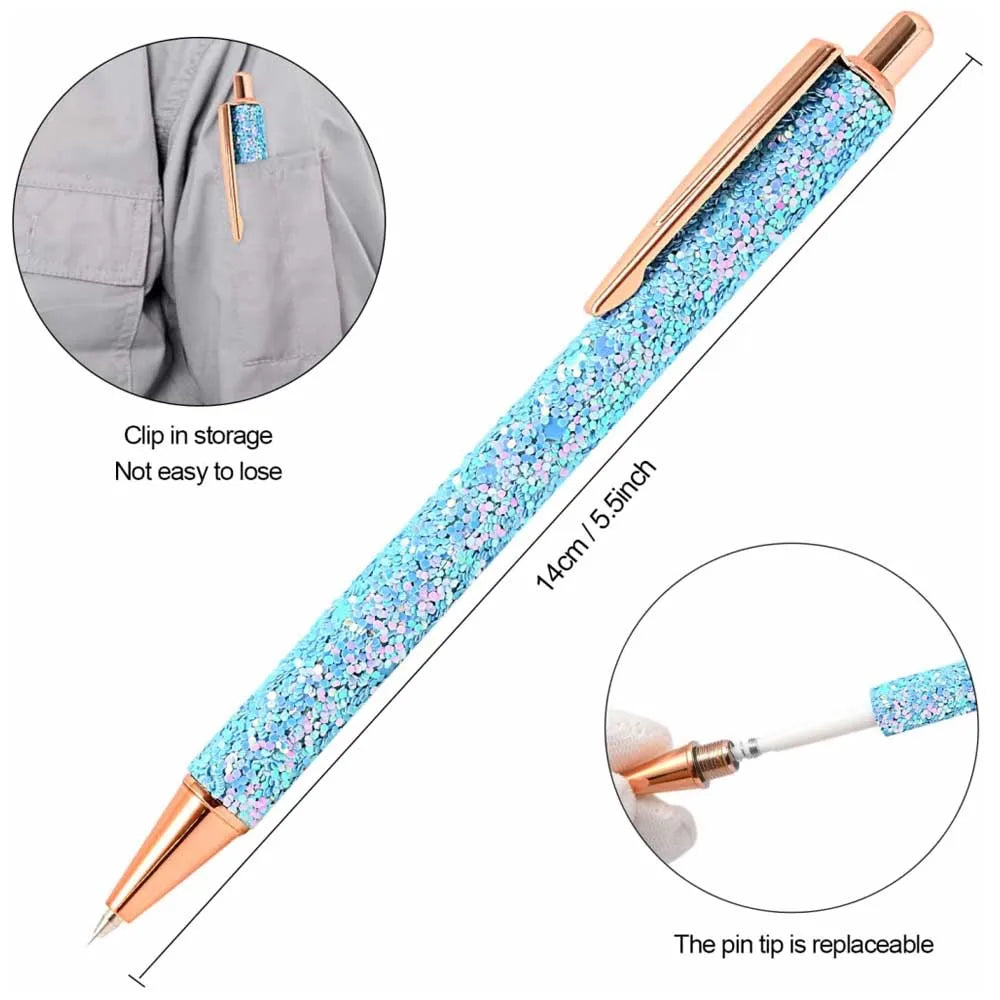 2-12pcs Craft Weeding Pen - Precision Vinyl Tool with Airs Release Needle for Adhesive Vinyl & Car Decal Installation - élise & madelyn