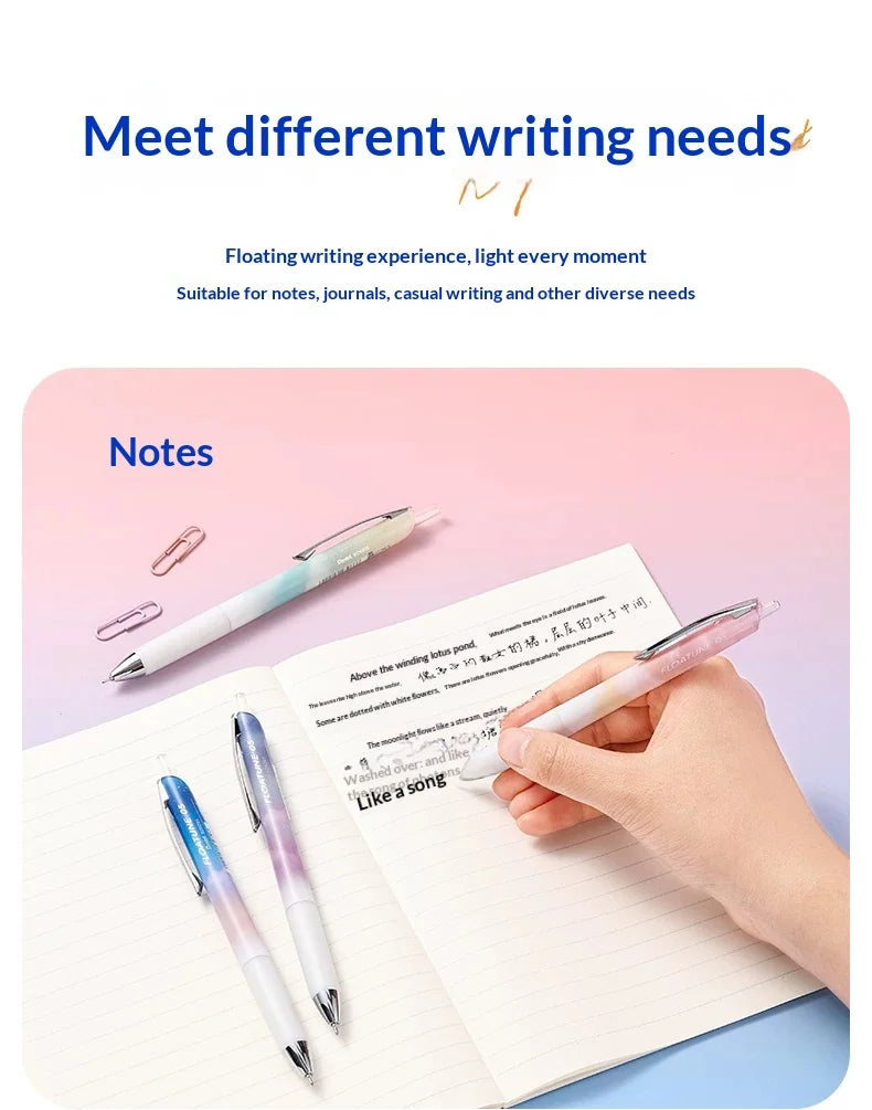 Pentel Oil-based Ballpoint Pen FLOATUNE Skyly Design Limited 0.5mm Black Ink Writing Gel Pen Student Office Stationery Japan