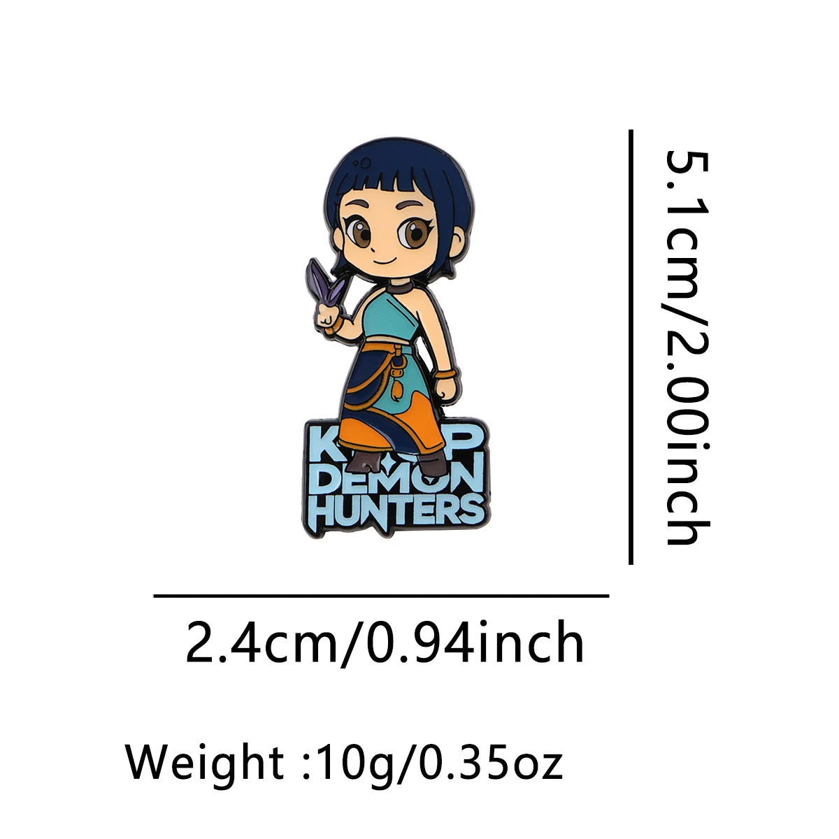 Anime Hero Enamel Pin