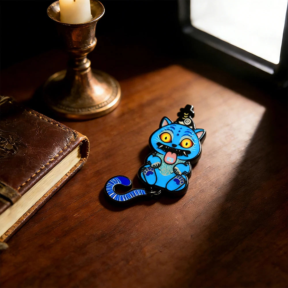 Blue Spirit Tiger Enamel Pin