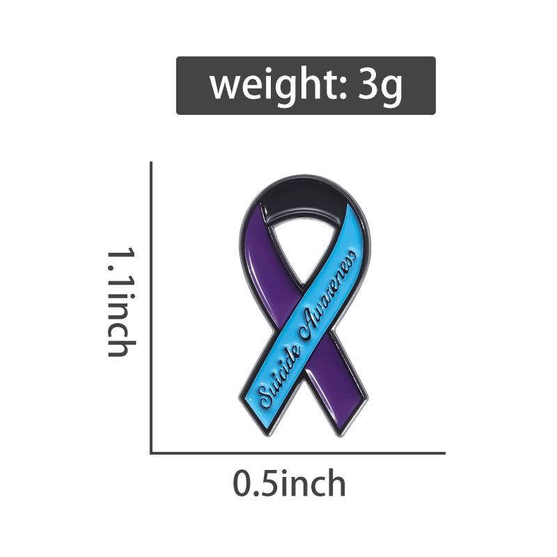 Awareness Ribbon Enamel Pin Collection