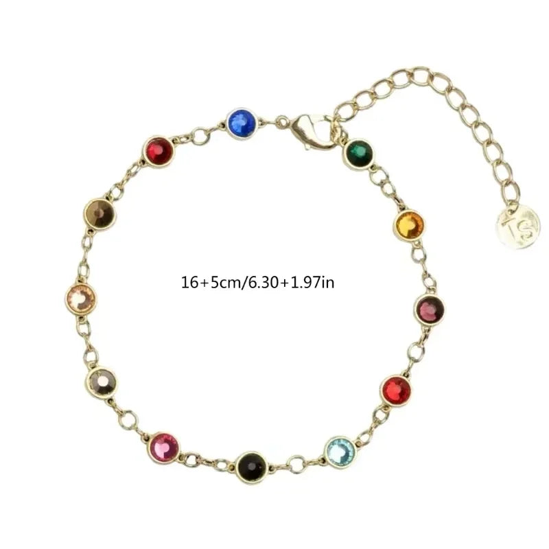 Bejeweled Friendship Bracelet | Colorful Crystal Charm Bracelet | Swiftie Jewelry Taylor Inspired Gift - élise & madelyn