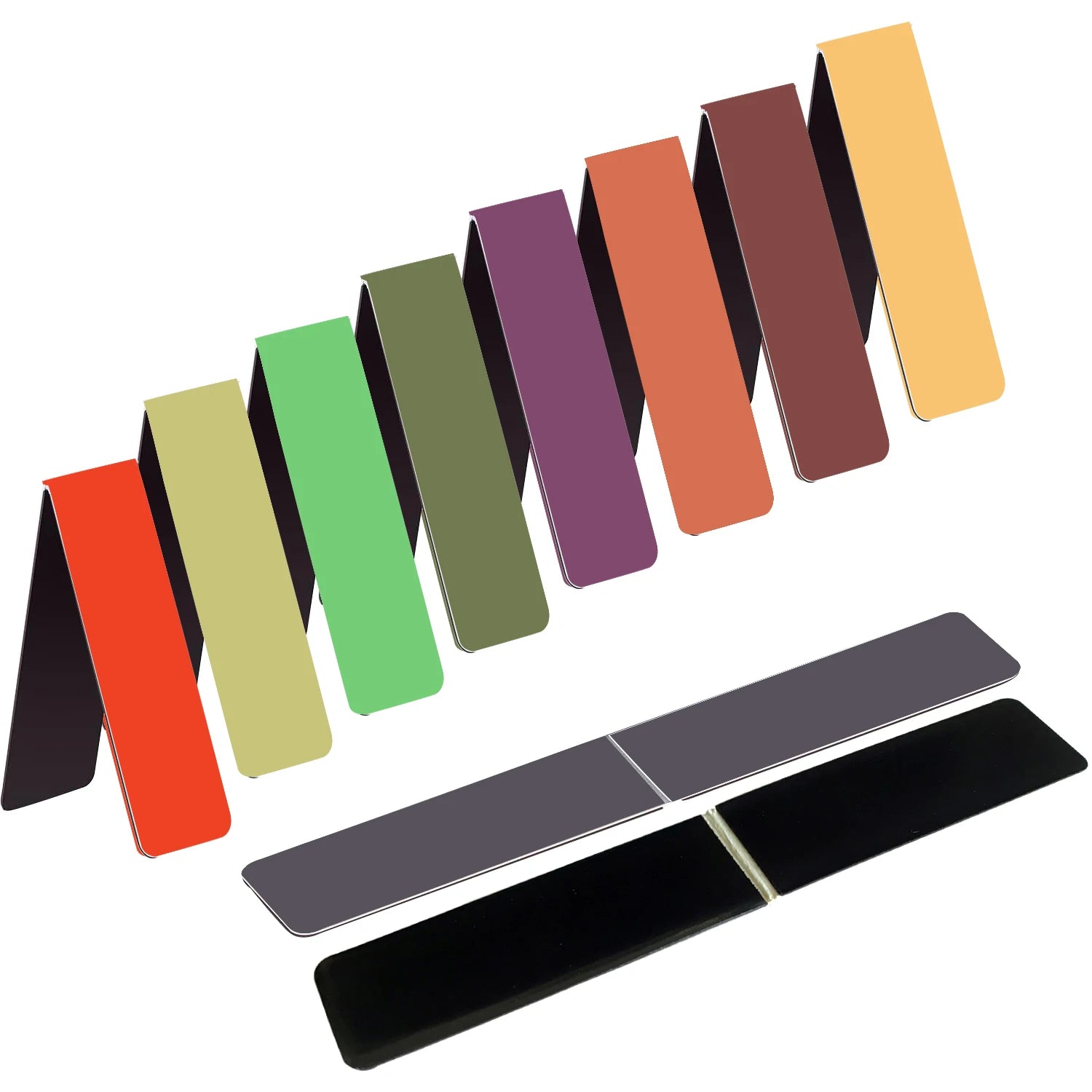 10Pieces Bookmarks, Magnetic Bookmarks for Women, Men, Book Lovers, Page Markers for Students Teachers Reading - élise & madelyn