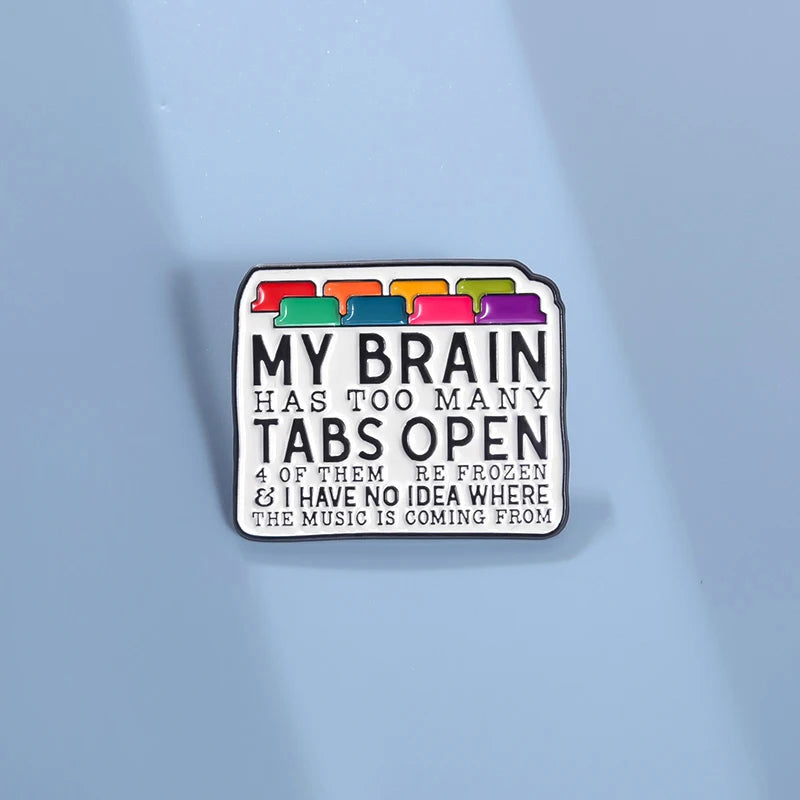 Semicolon Your Story Isn't Over Enamel Pin Motivational Quotes Black Heart Metal Brooch Lapel Badge Jewelry Gift For Friends