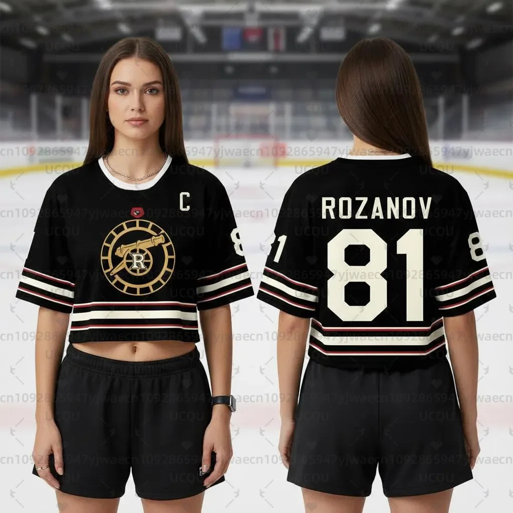 Rivalry Hockey Tee – Oversized Jersey Style T-Shirt