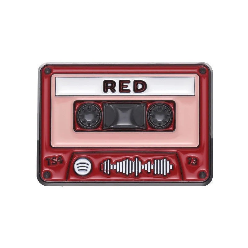 Retro Cassette Enamel Pins — Era-Inspired Collectible Set - élise & madelyn