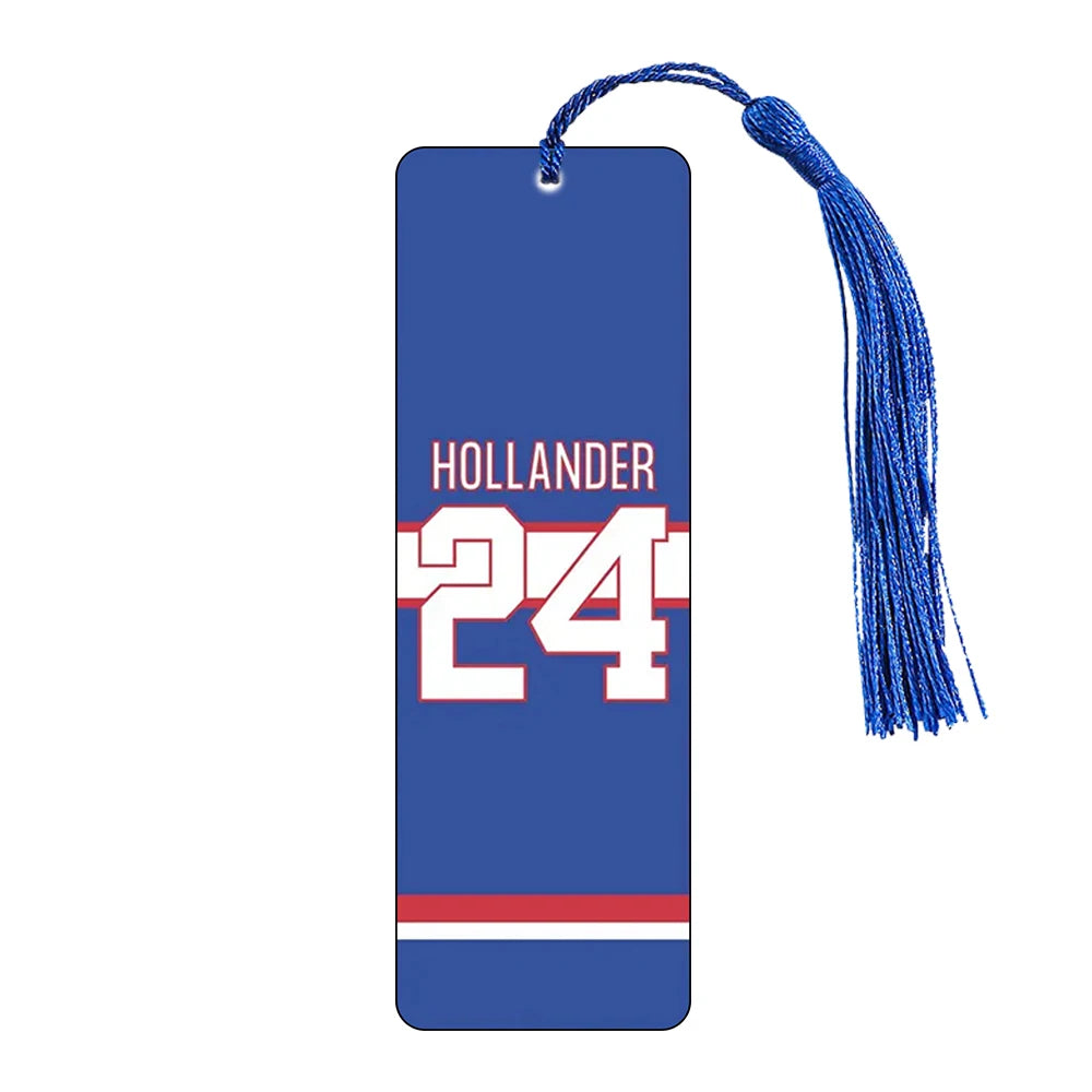 Hockey Romance Bookmark Set – Jersey Number Page Markers (Set of 1/4/5)