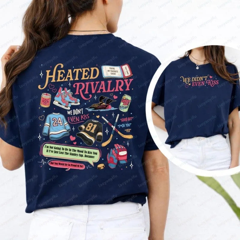 Hockey Romance Reader Tee