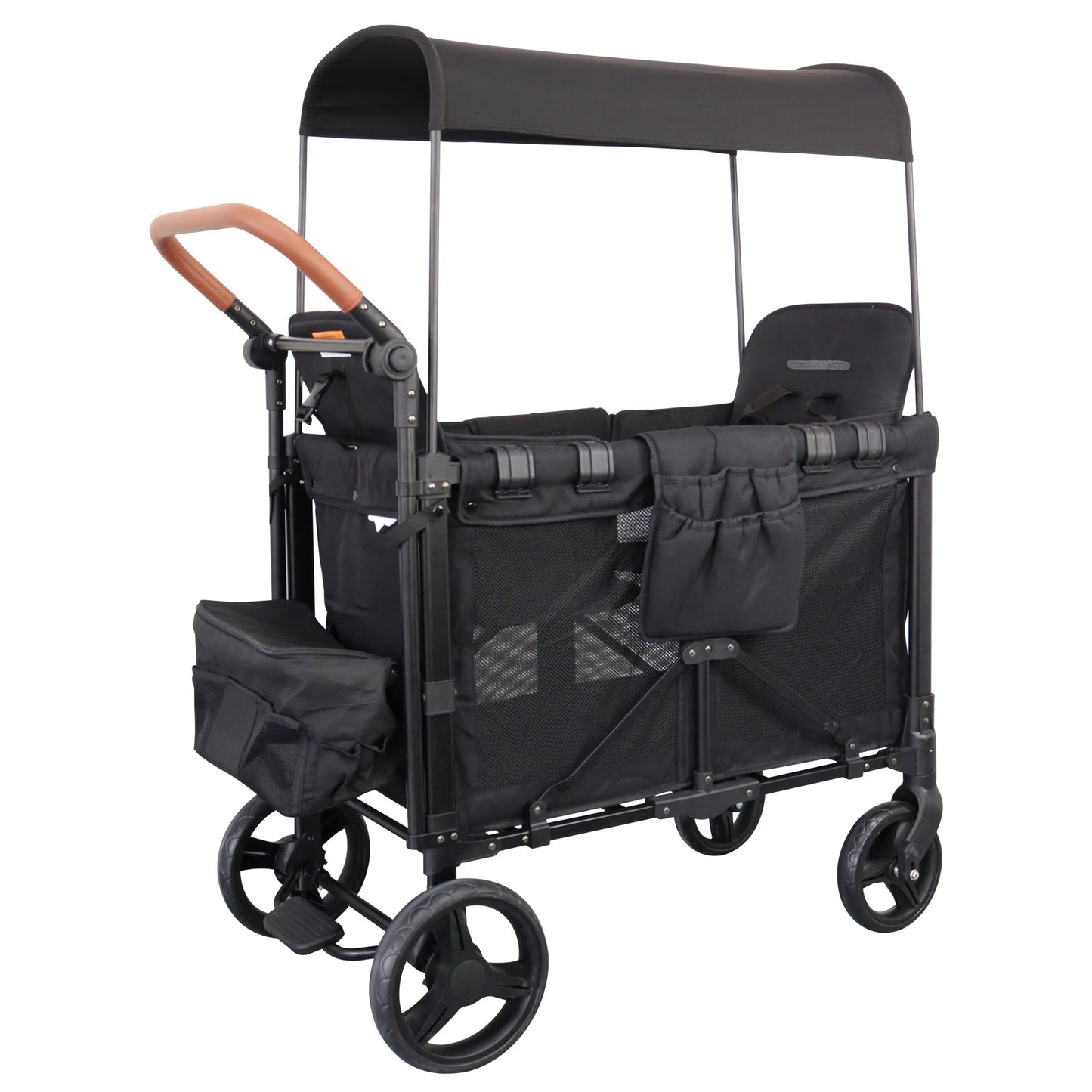 Lightweight Twin/Quad Travel Stroller – Foldable Sit & Recline Design
