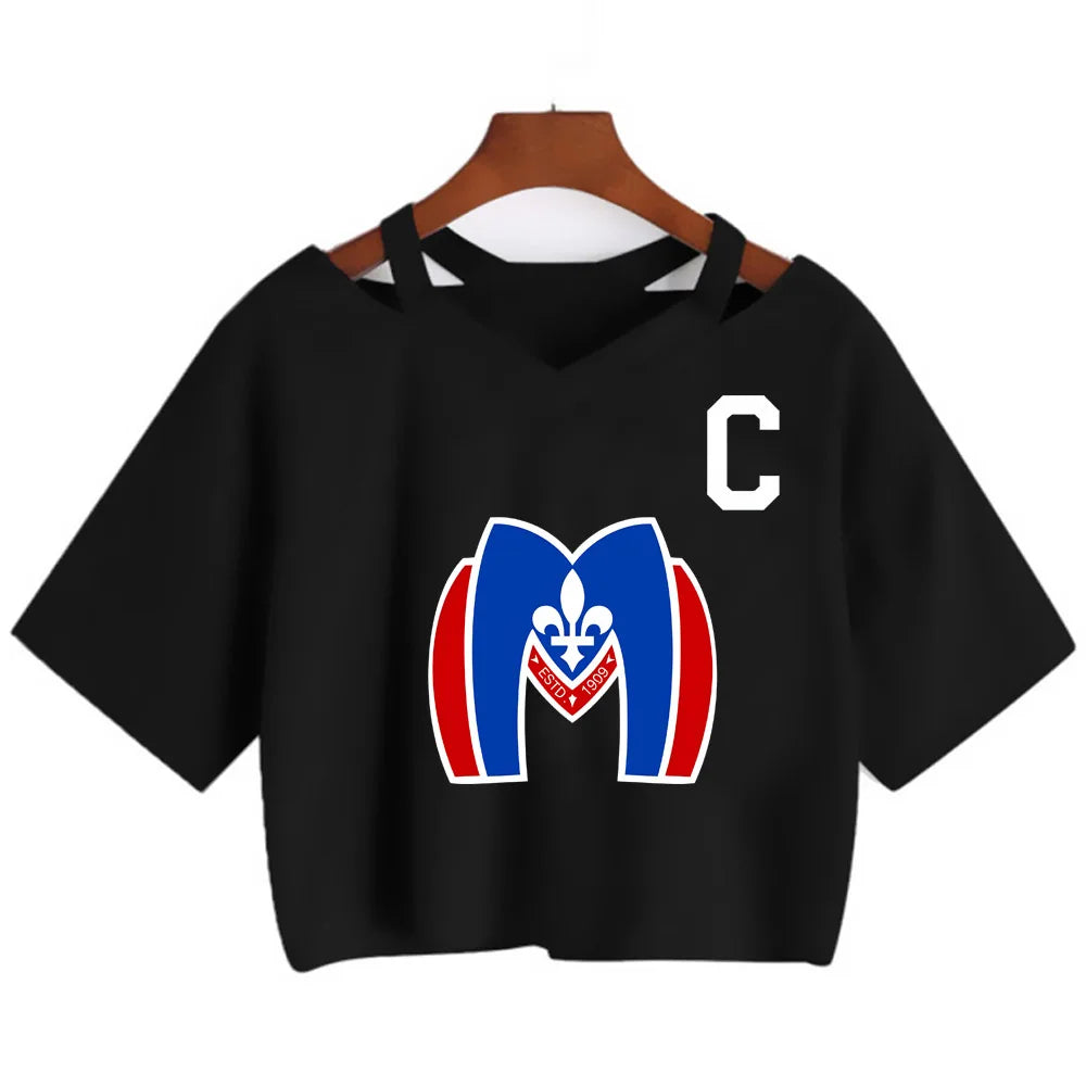 Heated Rivalry Cropped Graphic T-Shirt – Y2K Gothic Vintage Women’s Crop Top