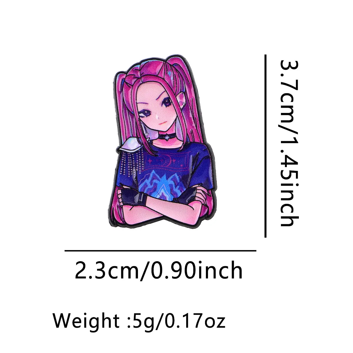 Anime Hero Enamel Pin