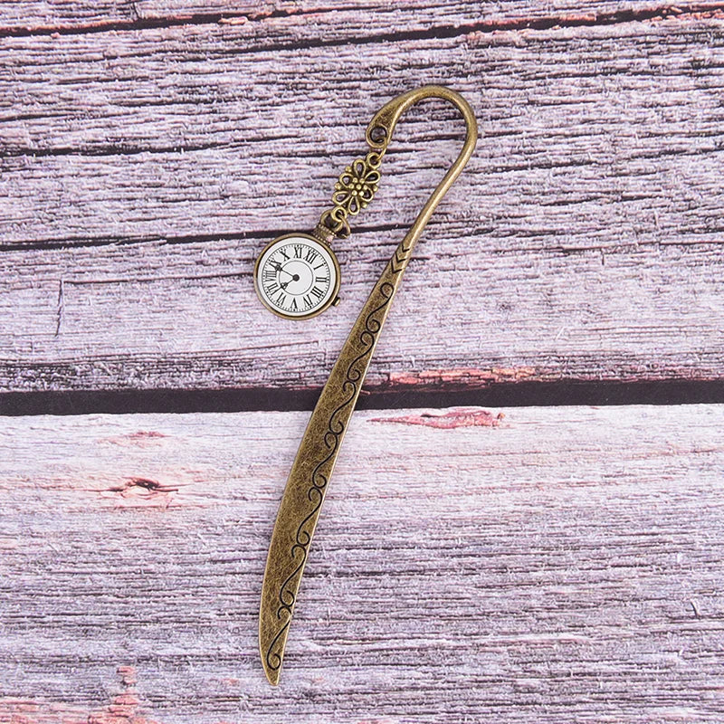 Funny Clock Metal Bookmarks Vintage Retro Tower Book Marker Paper Clips For Kids Gift Stationery Student Gift - élise & madelyn