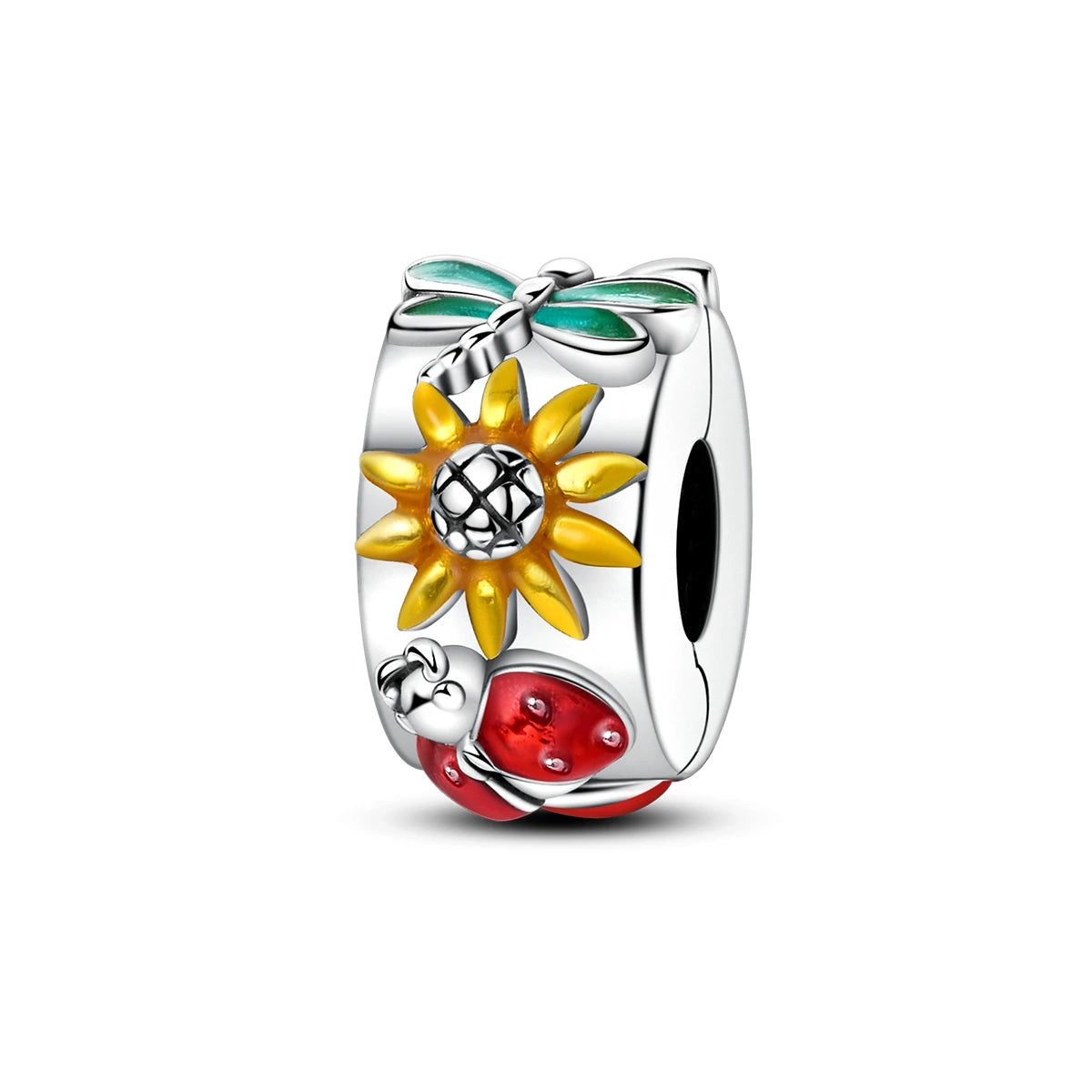 Charms Fit Original Beads 925 Sterling Silver Clip Charms Zircon Silicone Spacer Beads fit Bracelet Women DIY Gift - élise & madelyn
