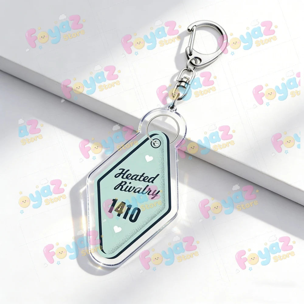 Rivalry Romance Keychain – Bookish Quote Tag for Readers
