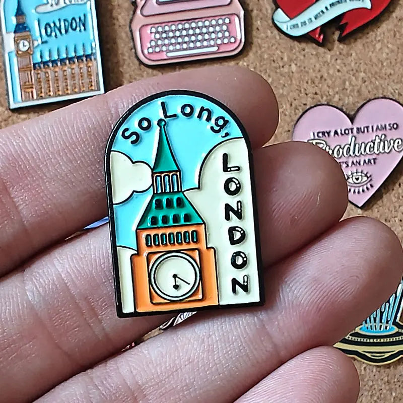 Pop Song Enamel Pin Rock Band Cartoon Brooch Stylish Jewelry Gift Backpacks For Good Friends Decorated With Lapel Badges