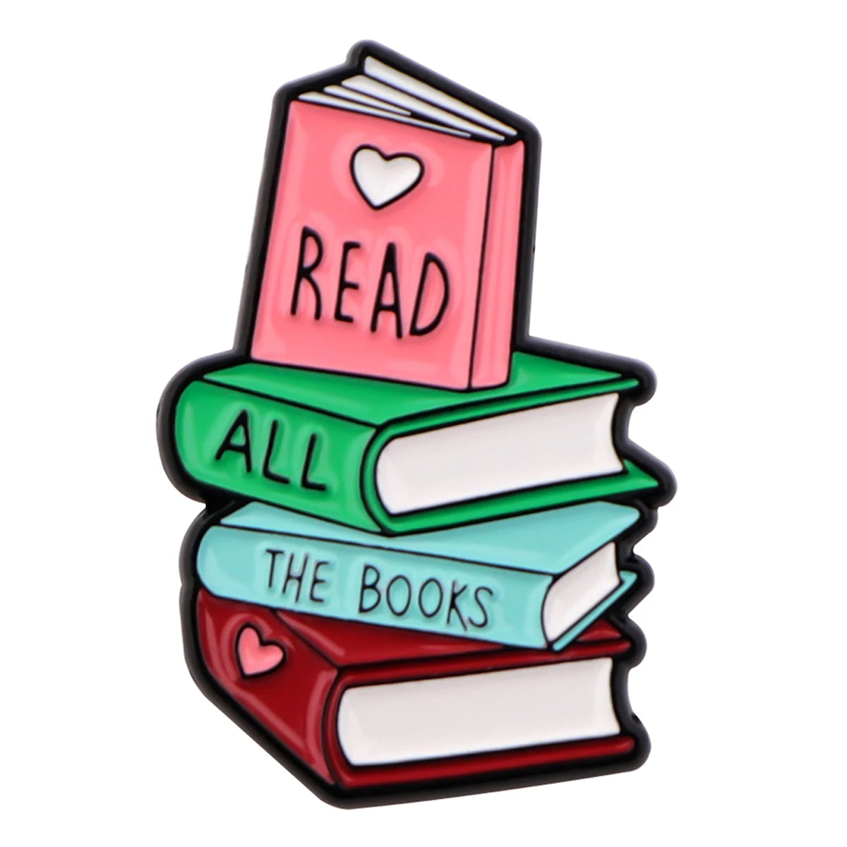 Books Collection Enamel Pin