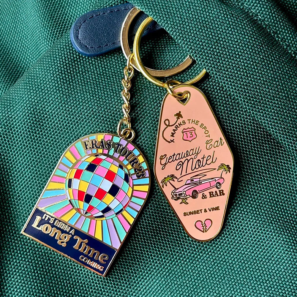 Music Singer Keychain Motel Key Chain Fashion Accessory - élise & madelyn