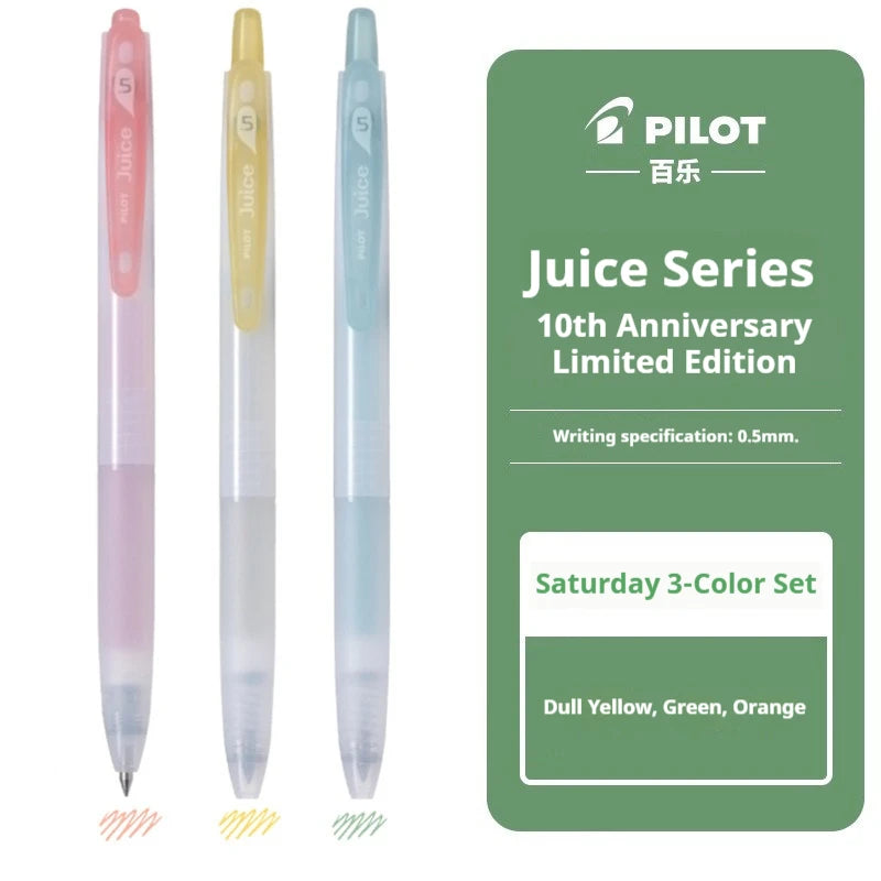 PILOT Juice Milky Pastel Limited Gel Pens,Multi-Colors 0.5mm Smooth Glide&Ergonomic Comfort For Drawing,Planner Japanese Quality