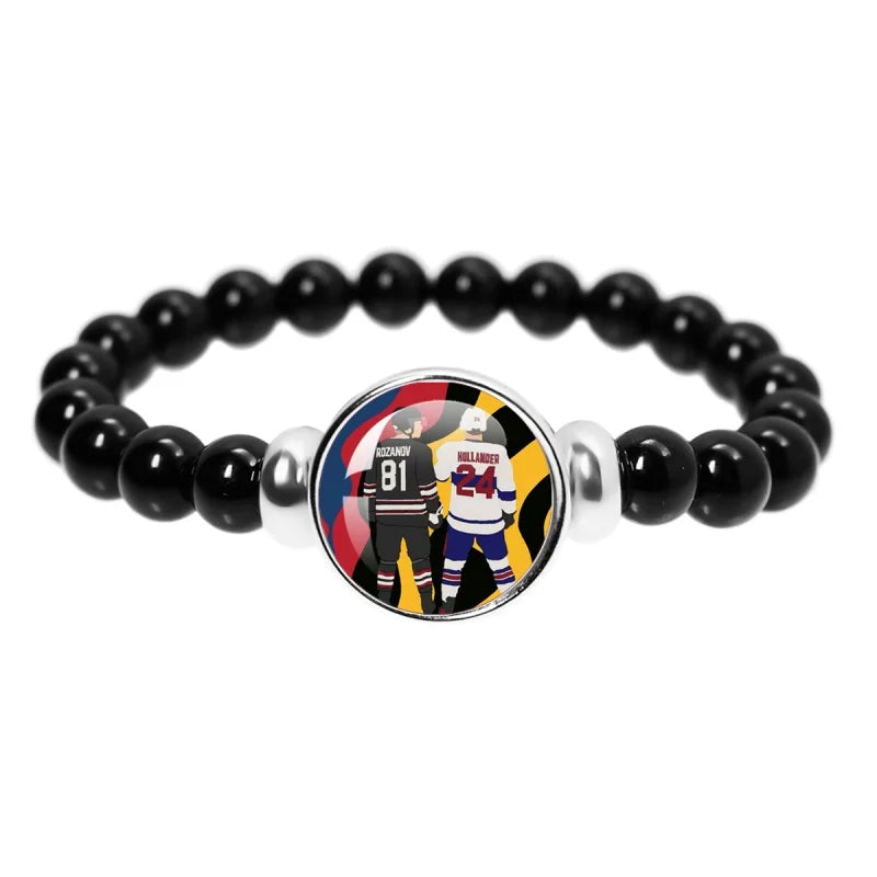 Book Boyfriend Bracelet – Black Bead Reader Accessory