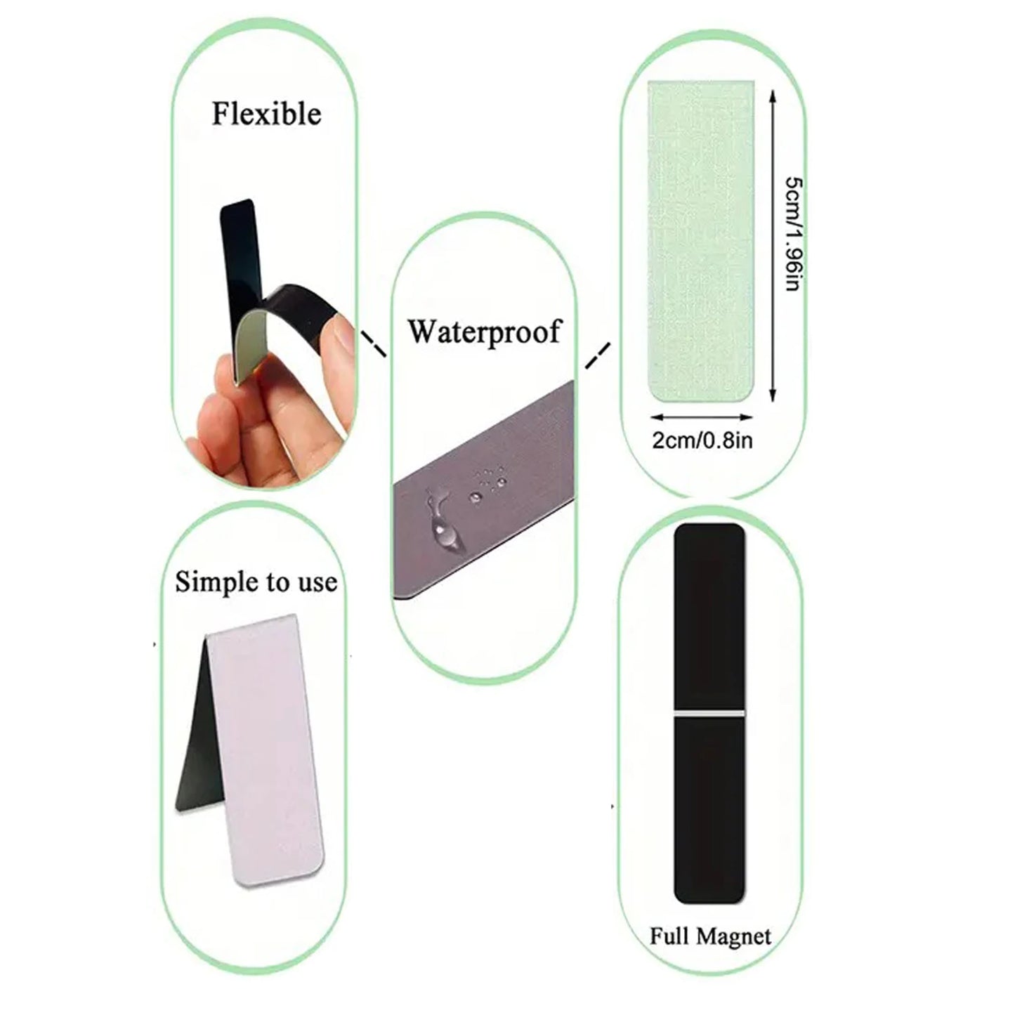 10Pieces Bookmarks, Magnetic Bookmarks for Women, Men, Book Lovers, Page Markers for Students Teachers Reading - élise & madelyn