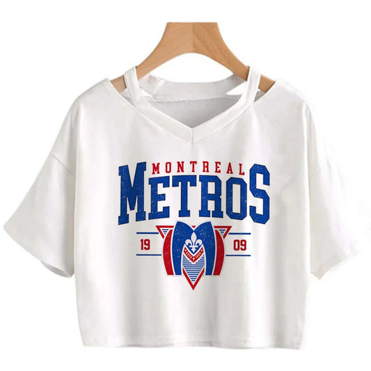 Heated Rivalry Cropped Graphic T-Shirt – Y2K Gothic Vintage Women’s Crop Top