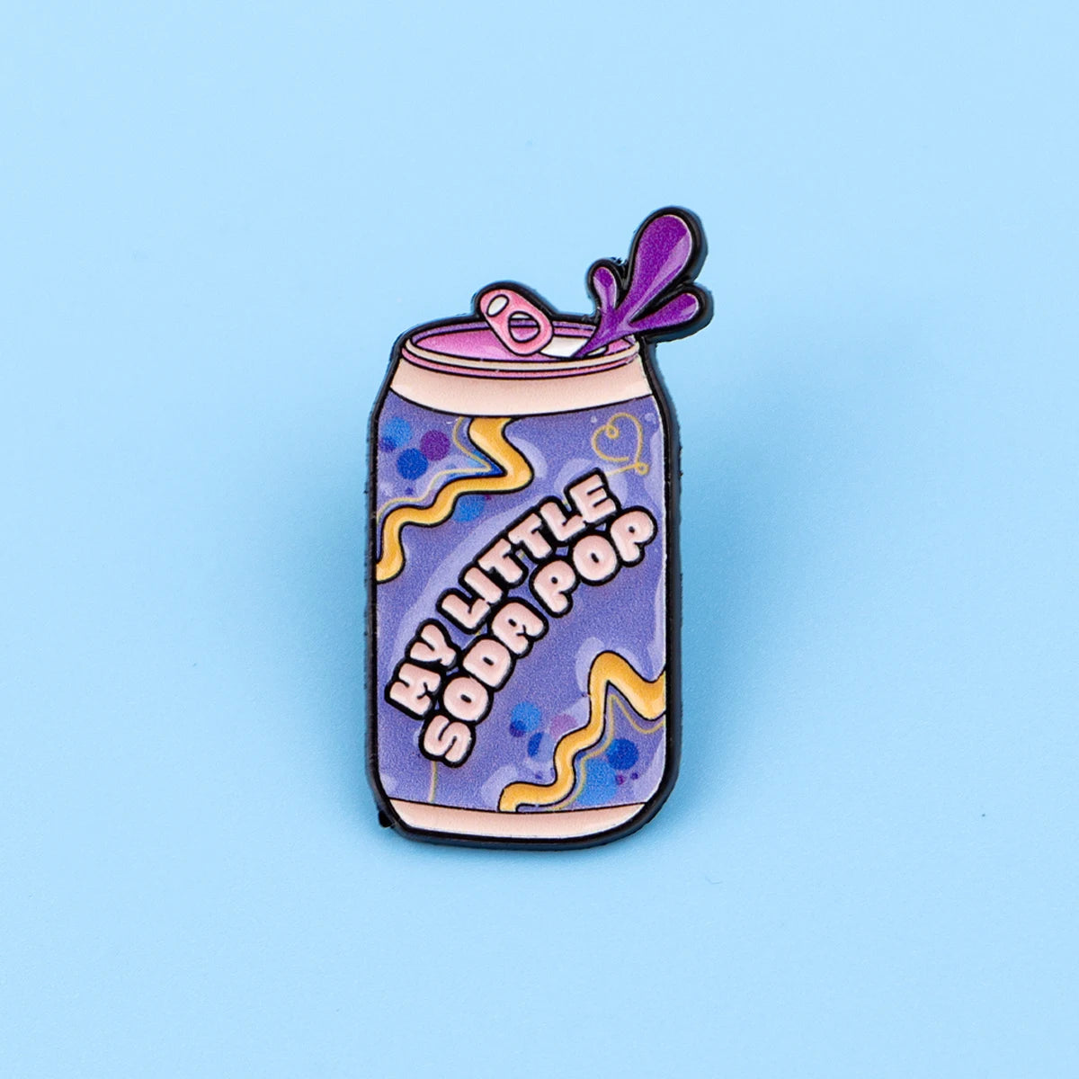 Cute Soda Girl Enamel Pin