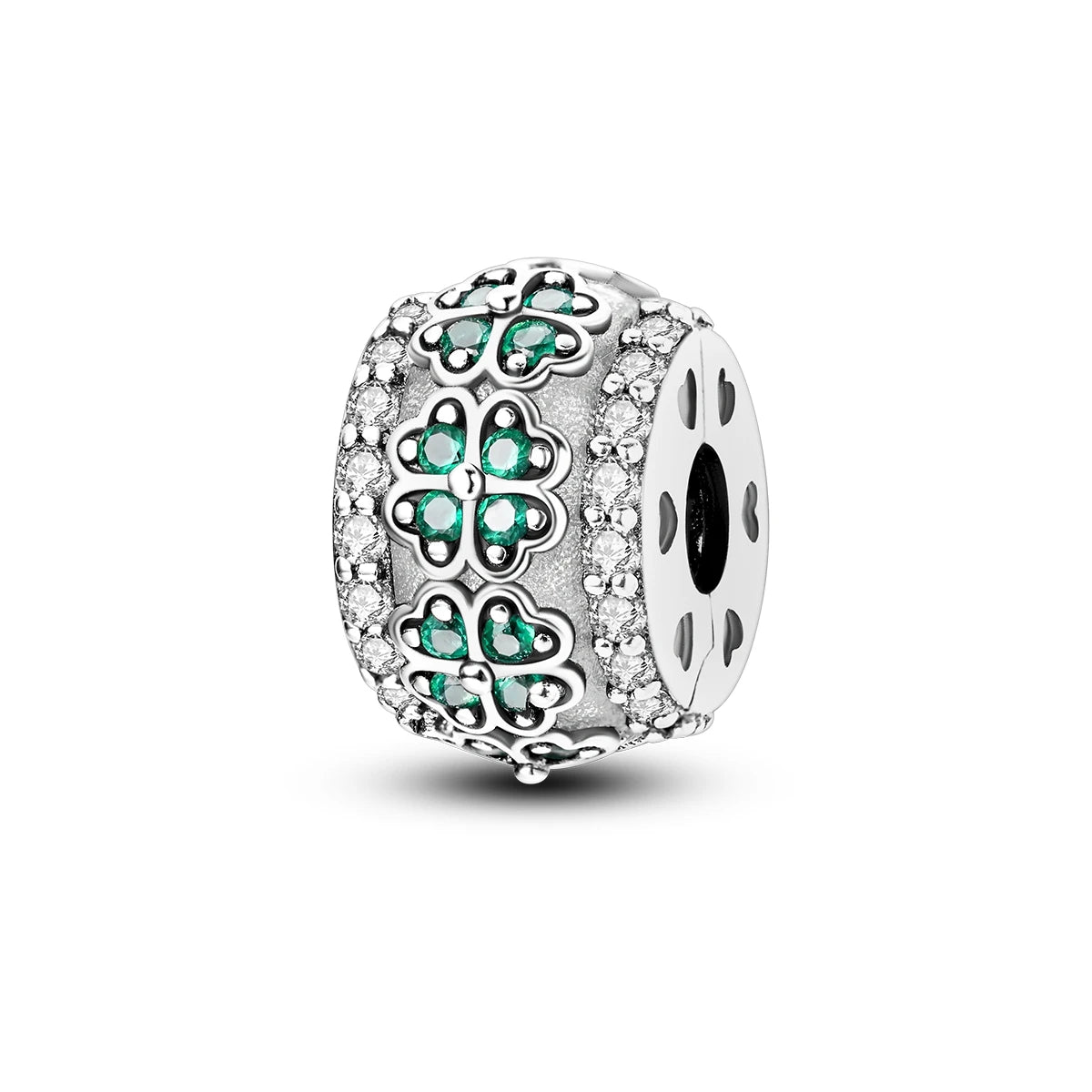 Charms Fit Original Beads 925 Sterling Silver Clip Charms Zircon Silicone Spacer Beads fit Bracelet Women DIY Gift - élise & madelyn