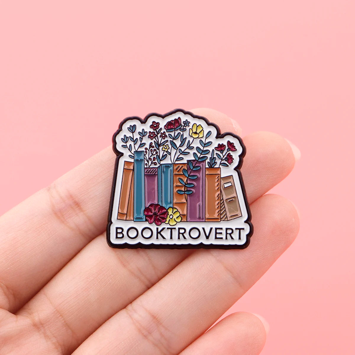 Books Collection Enamel Pin