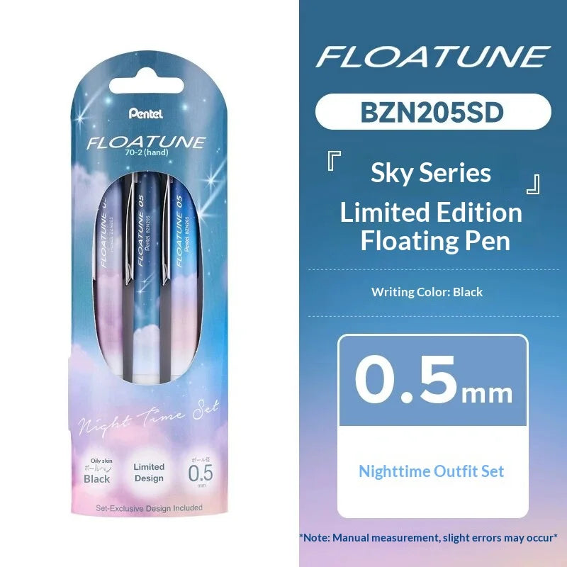 Pentel Oil-based Ballpoint Pen FLOATUNE Skyly Design Limited 0.5mm Black Ink Writing Gel Pen Student Office Stationery Japan