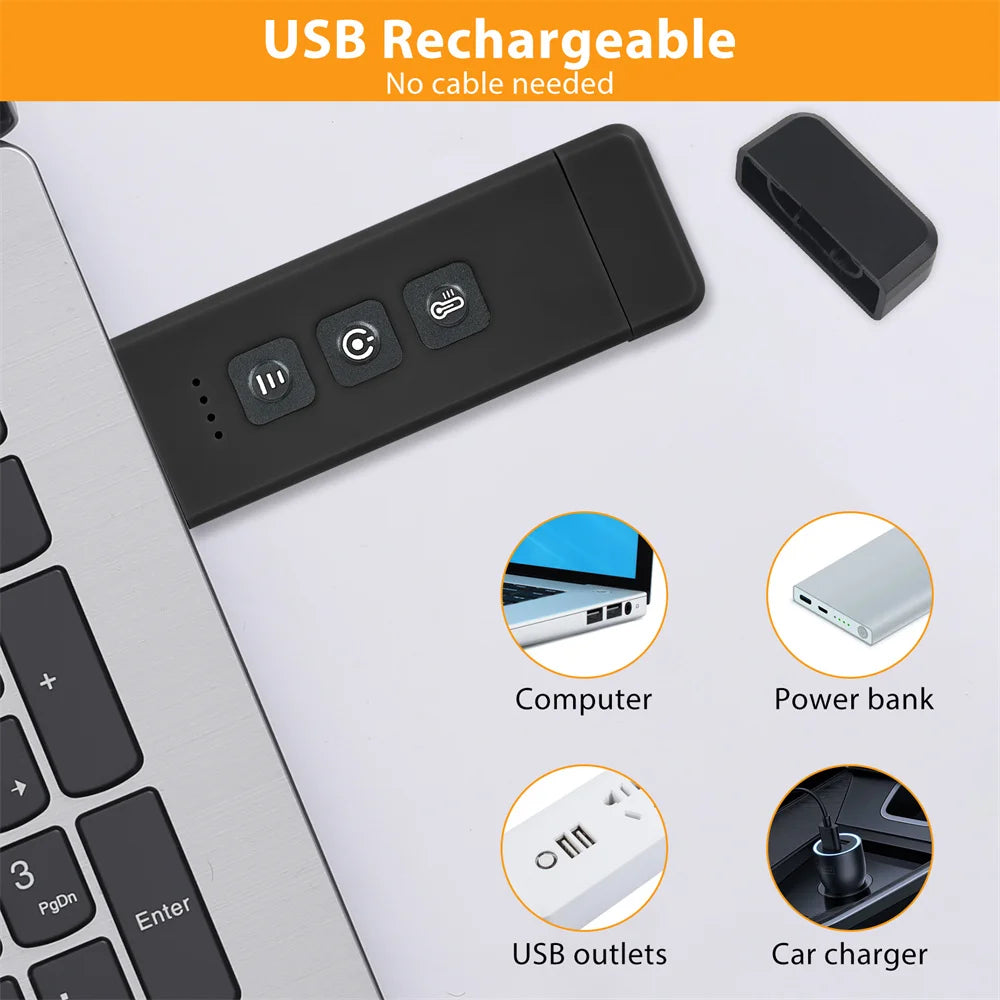 Clip-on Bookmark Book Light With Timer USB Rechargeable Reading Light Mini Led Read Light Portable Bedside Desk Light Read Lamp - élise & madelyn