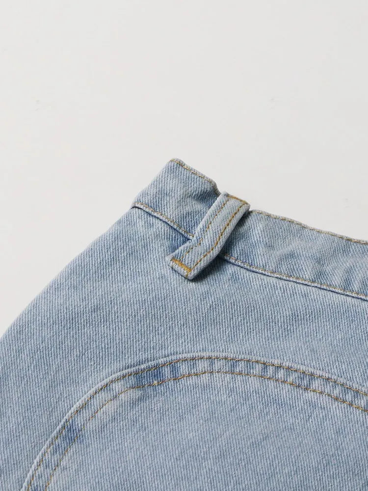 Midnight Tour Cutout Wide-Leg Jeans