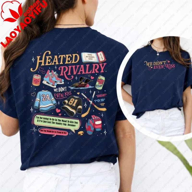 Hockey Romance Reader Tee