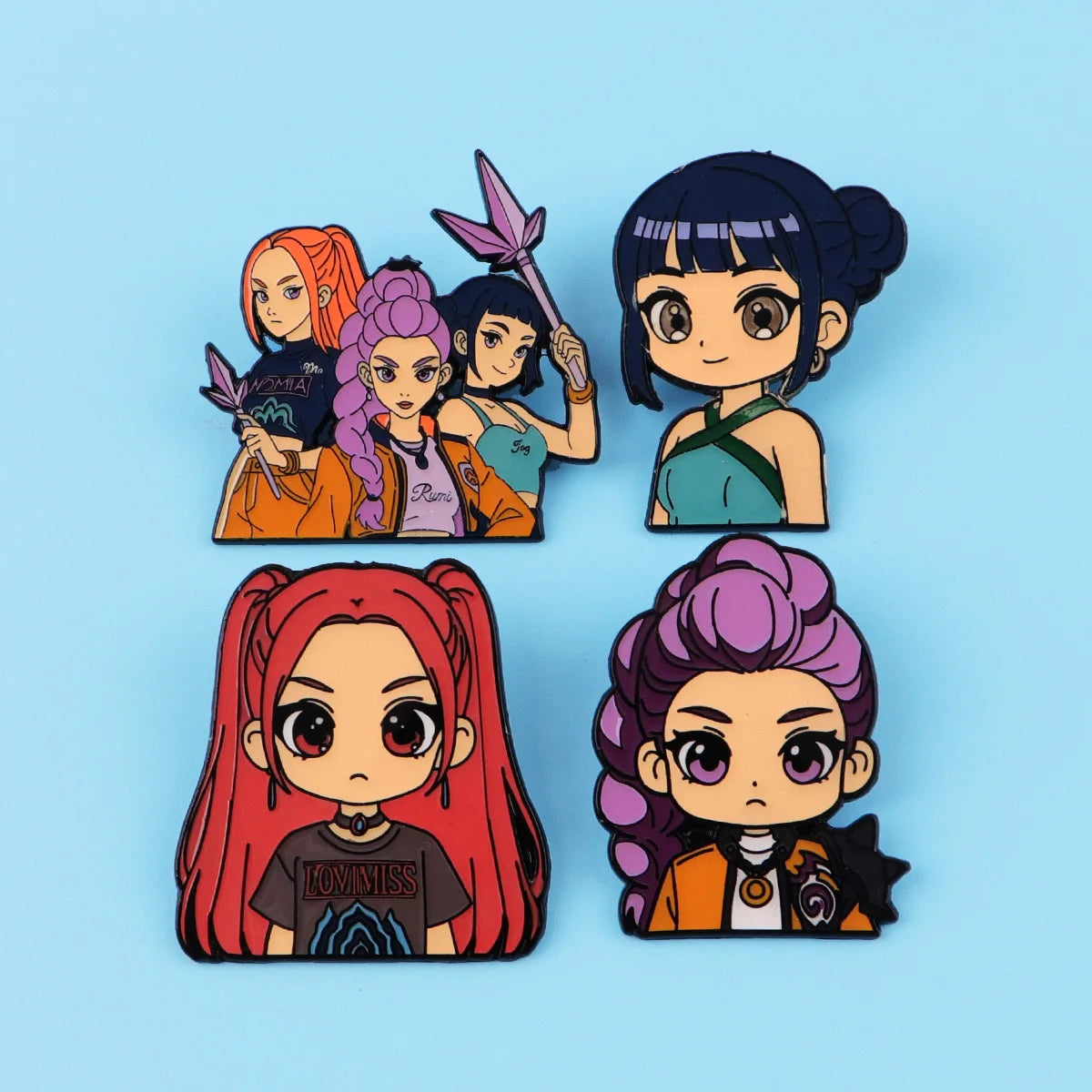 Anime Music Girl Enamel Pin