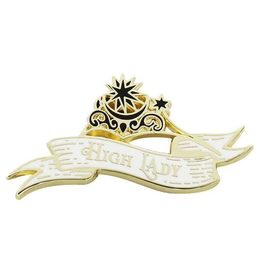 High Lady Enamel Pin – Fantasy Reader Bookish Badge