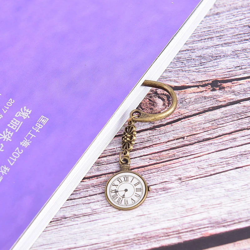 Funny Clock Metal Bookmarks Vintage Retro Tower Book Marker Paper Clips For Kids Gift Stationery Student Gift - élise & madelyn