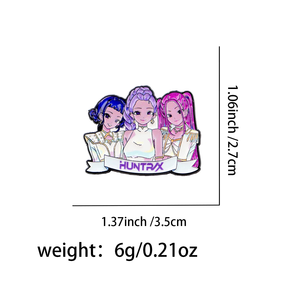 Anime Hero Enamel Pin