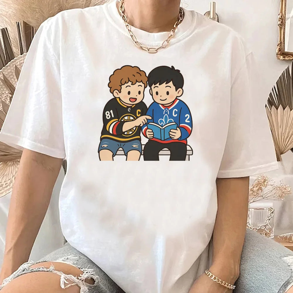 Oversized Heated Rivalry Graphic T-Shirt – Y2K Gothic Vintage Streetwear Tee (Unisex)