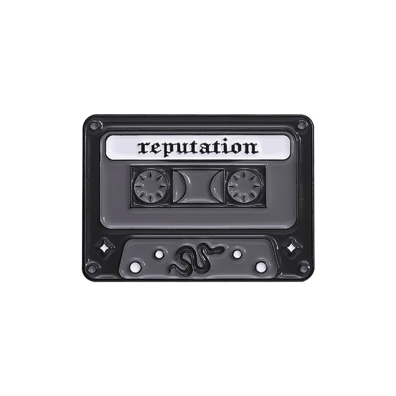 Retro Cassette Enamel Pins — Era-Inspired Collectible Set - élise & madelyn