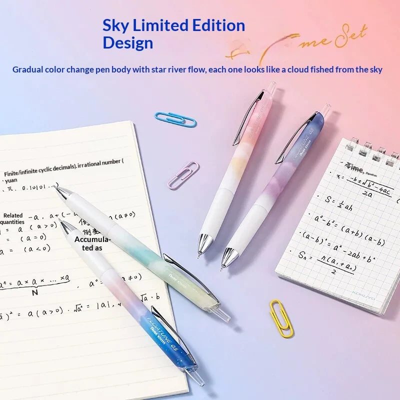 Pentel Oil-based Ballpoint Pen FLOATUNE Skyly Design Limited 0.5mm Black Ink Writing Gel Pen Student Office Stationery Japan