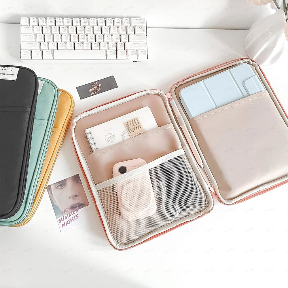 Tablet Sleeve Bag 9-11 inch for XiaoMi Pad 5 Pro iPad Air Pro 11 13 M4 M2 10th/9/8 10.2 For Samsung Huawei Shockproof Pouch Bags - élise & madelyn