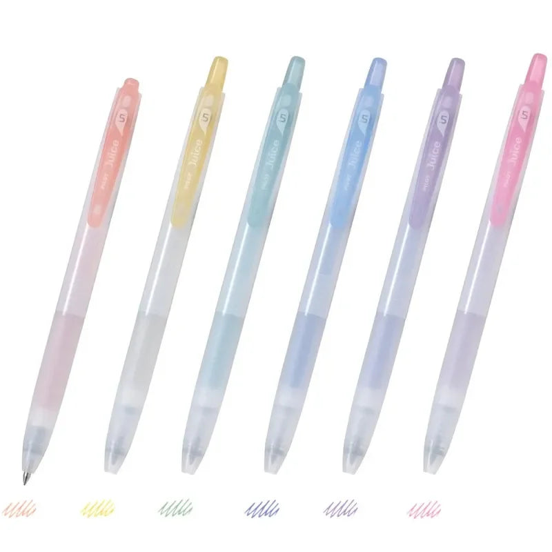 PILOT Juice Milky Pastel Limited Gel Pens,Multi-Colors 0.5mm Smooth Glide&Ergonomic Comfort For Drawing,Planner Japanese Quality